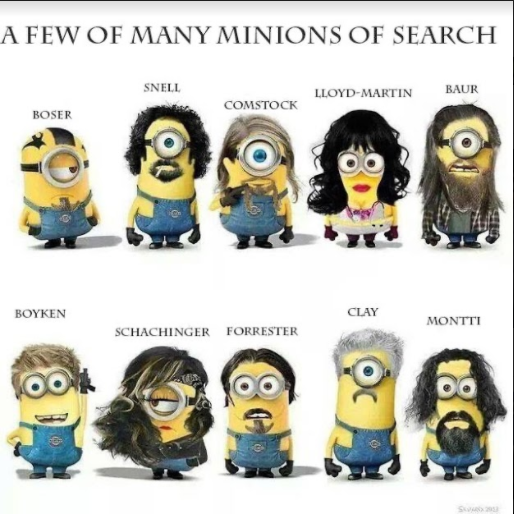 a few of many minions of search