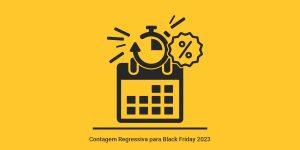 Uma imagem ilustrativa de um calendário com um relógio em cima e um símbolo de porcentagem ao lado