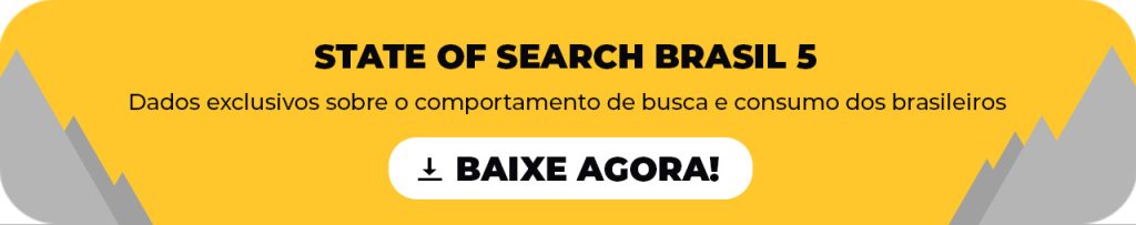 Banner de conversão para a pesquisa State of Search Brasil 5.