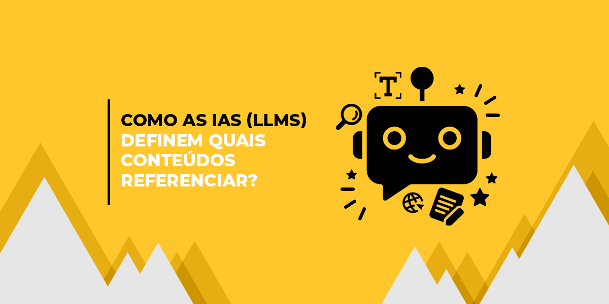 Imagem gráfica representando as IAs generativas.